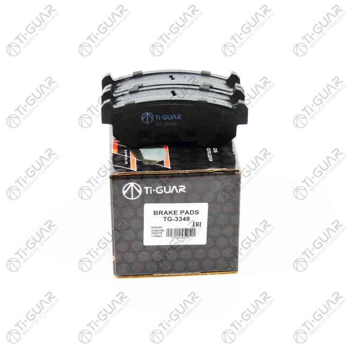 Тормозные колодки TG-3348/PN0376* Ti·GUAR Тормозные колодки TG-3348/PN0376* Ti·GUAR